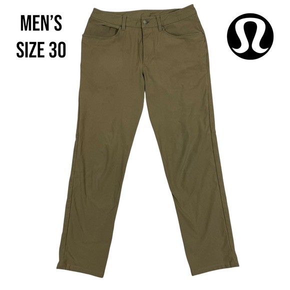 lululemon athletica Other - Lululemon ABC Pants Slim Fit‎ Men's Size 30 Khaki Stretch Casual Chino Pants